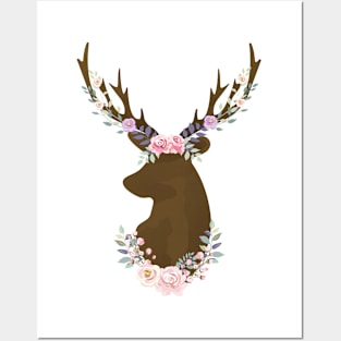 Deer Posters and Art